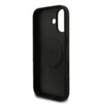 Guess PU Leather 4G Colored Ring MagSafe Black Kryt iPhone 17