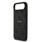 Guess PU Leather 4G Colored Ring MagSafe Black Kryt iPhone 17 Air
