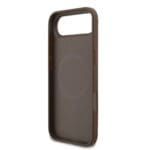 Guess PU Leather 4G Colored Ring MagSafe Brown Kryt iPhone 17 Air