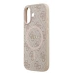 Guess PU Leather 4G Colored Ring MagSafe Pink Kryt iPhone 17
