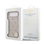 Guess PU Leather 4G Colored Ring MagSafe Pink Kryt iPhone 17 Air