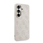 Guess PU Leather 4G Gold Frame Magnetic Pink Kryt Samsung Galaxy S26 Plus