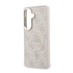 Guess PU Leather 4G Gold Frame Magnetic Pink Kryt Samsung Galaxy S26 Plus