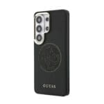 Guess PU Perforated 4G Logo Magnetic Black Kryt Samsung Galaxy S26 Ultra