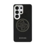 Guess PU Perforated 4G Logo Magnetic Black Kryt Samsung Galaxy S26 Ultra