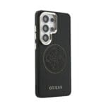 Guess PU Perforated 4G Logo Magnetic Black Kryt Samsung Galaxy S26 Ultra