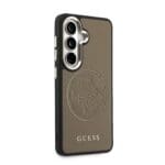 Guess PU Perforated 4G Logo Magnetic Brown Kryt Samsung Galaxy S26