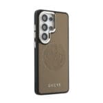 Guess PU Perforated 4G Logo Magnetic Brown Kryt Samsung Galaxy S26 Ultra