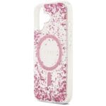 Guess Resin Bottom Glitter MagSafe Pink Kryt iPhone 17