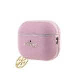 Guess Saffiano 4G Charm Pink Kryt AirPods Pro 2