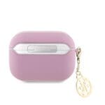 Guess Saffiano 4G Charm Pink Kryt AirPods Pro 2