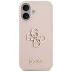 Guess Silicone Big 4G Script Pink Kryt iPhone 17