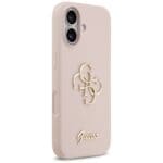 Guess Silicone Big 4G Script Pink Kryt iPhone 17