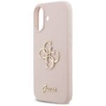 Guess Silicone Big 4G Script Pink Kryt iPhone 17