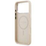 Guess Triangle Logo MagSafe Beige Kryt iPhone 17 Pro