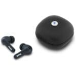 Headphones Bluetooth TWS BMW Leather Metal Logo ENC Black