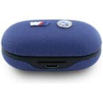 Headphones Bluetooth TWS BMW Metal Logo ENC Blue