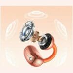 Headphones TWS Usams R03 Echo Clip-on Bluetooth 6.0 wireless Orange