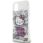 Hello Kitty HKHCN61HDGPHT White Hardcase IML Kitty On Bricks Graffiti Kryt iPhone 11/XR