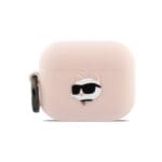 Karl Lagerfeld 3D Logo NFT Choupette Head Silicone Pink Kryt AirPods Pro