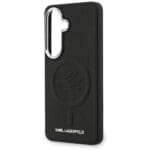 Karl Lagerfeld Embossed Ring Initials MagSafe Plus Black Kryt Samsung Galaxy S26