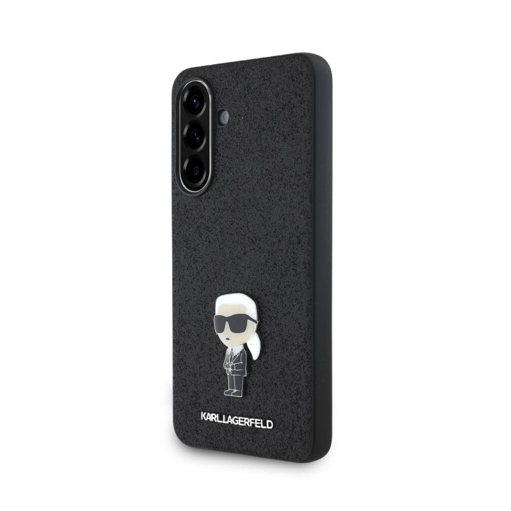 Karl Lagerfeld Fixed Glitter Metal Ikonik Black Kryt Samsung Galaxy A56 5G