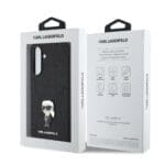 Karl Lagerfeld Fixed Glitter Metal Ikonik Black Kryt Samsung Galaxy A56 5G