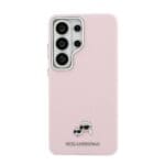 Karl Lagerfeld Grained PU Leather K&CH Heads Magnetic Pink Kryt Samsung Galaxy S26 Ultra
