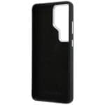 Karl Lagerfeld Grained Signature Metal Resin Logo Black Kryt Samsung Galaxy S26 Ultra