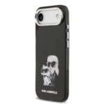 Karl Lagerfeld IML Aquarelle Karl and Choupette Black Kryt iPhone 17 Air