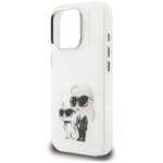 Karl Lagerfeld IML Aquarelle Karl & Choupette & Logo White Kryt iPhone 16 Pro Max