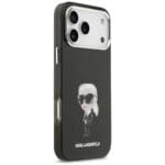 Karl Lagerfeld IML Aquarelle Karl & Logo MagSafe Black Kryt iPhone 17 Pro Max