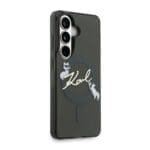 Karl Lagerfeld IML Choupette Karl Script Logo Magnetic Black Kryt Samsung Galaxy S26