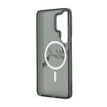 Karl Lagerfeld IML Choupette Karl Script Logo Magnetic Black Kryt Samsung Galaxy S26 Ultra