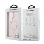 Karl Lagerfeld IML Choupette Karl Script Logo Magnetic Pink Kryt Samsung Galaxy S26 Ultra