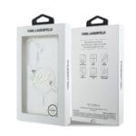 Karl Lagerfeld IML Choupette Karl Script Logo Magnetic Transparent Kryt Samsung Galaxy S26