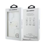 Karl Lagerfeld IML Choupette Karl Script Logo Magnetic Transparent Kryt Samsung Galaxy S26 Ultra