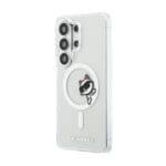 Karl Lagerfeld IML Choupette Peekaboo Logo Magnetic Transparent Kryt Samsung Galaxy S26 Ultra