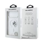 Karl Lagerfeld IML Choupette Peekaboo MagSafe Transparent Kryt iPhone 17 Pro Max