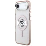 Karl Lagerfeld IML Choupette Sketch Logo MagSafe Pink Kryt iPhone 17 Air