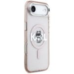 Karl Lagerfeld IML Choupette Sketch Logo MagSafe Pink Kryt iPhone 17 Air