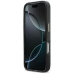 Karl Lagerfeld IML Choupettes Karl Script Logo MagSafe Black Kryt iPhone 17 Pro Max