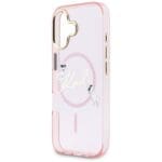 Karl Lagerfeld IML Choupettes Karl Script Logo MagSafe Pink Kryt iPhone 17