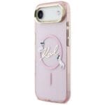 Karl Lagerfeld IML Choupettes Karl Script Logo MagSafe Pink Kryt iPhone 17 Air
