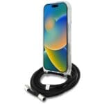 Karl Lagerfeld IML Crossbody Karl&Choupette Head White Kryt iPhone 16 Pro Max