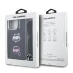 Karl Lagerfeld IML Crossbody K&CH Heads Black Kryt iPhone 16 Pro