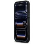 Karl Lagerfeld IML Glitter KL Diamond Logo Black Kryt iPhone 17 Pro Max