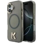 Karl Lagerfeld IML K Head Logo MagSafe Black Kryt iPhone 17