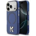 Karl Lagerfeld IML K Head Logo MagSafe Blue Kryt iPhone 17 Pro Max