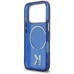 Karl Lagerfeld IML K Head Logo MagSafe Blue Kryt iPhone 17 Pro Max